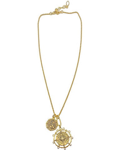 Mignonne Gavigan 14K Gold Tessa Coin Short Pendant Necklace