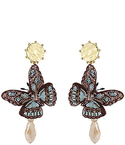 Mignonne Gavigan Luxe Maren Butterfly Statement Drop Earrings