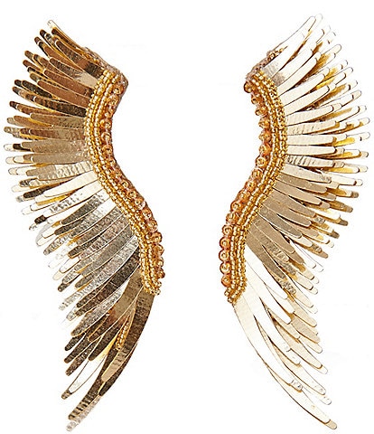 Mignonne Gavigan Madeline Gold Linear Statement Earrings
