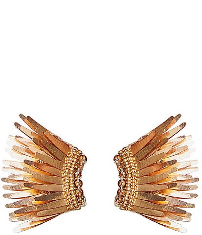 Mignonne Gavigan Mini Madeline Rose Gold Statement Stud Earrings