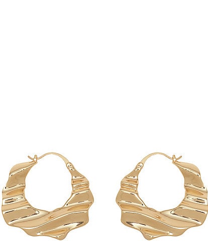 Mignonne Gavigan Nahla 14K Gold Hoop Earrings
