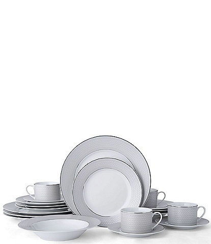 Mikasa Percy Gray 20-Piece Dinnerware Set