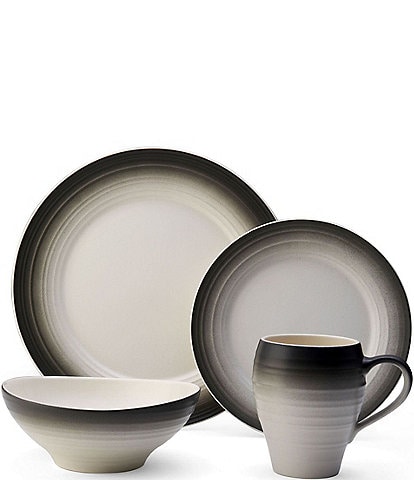 Mikasa Swirl Ombre 4-Piece Place Setting, Service for 1