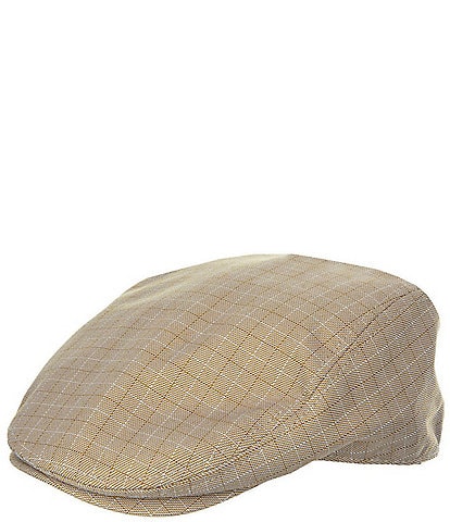 Biltmore by Dorfman Milano Linen Plaid Ivy Cap