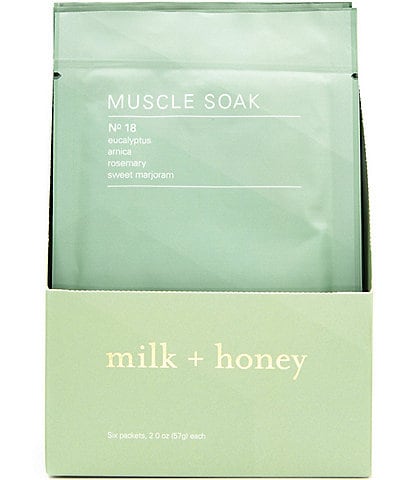 Milk & Honey Muscle Soak No.18 (Set of 6 Packets)