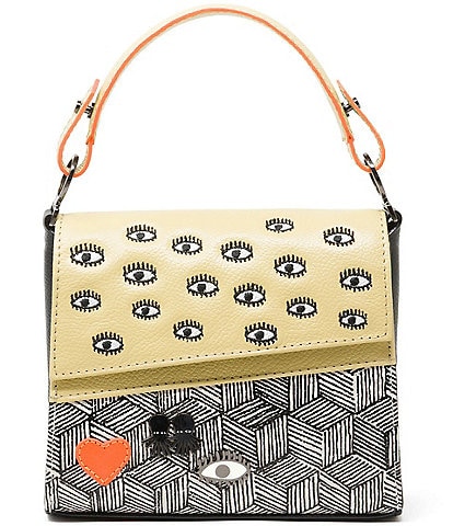Min & Mon Anastasio Micro All Over Eyes Crossbody Bag