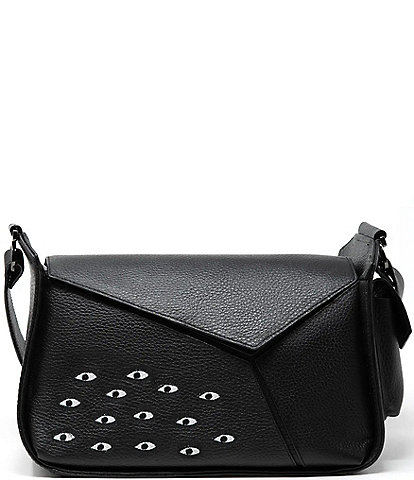 Min & Mon Houston Eyes Embroidered Shoulder Bag