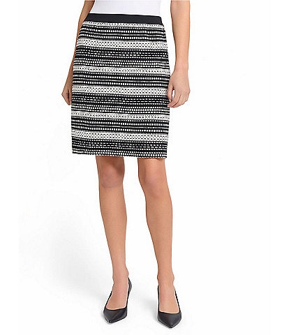 Ming Wang Coordinating Soft Knit Straight Skirt