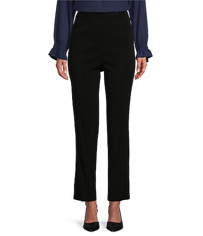 Ming Wang Knit Cropped Pull-On Tailored Fit Pant