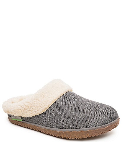 Minnetonka Eco Spruce Recycled Fabric Mule Slippers