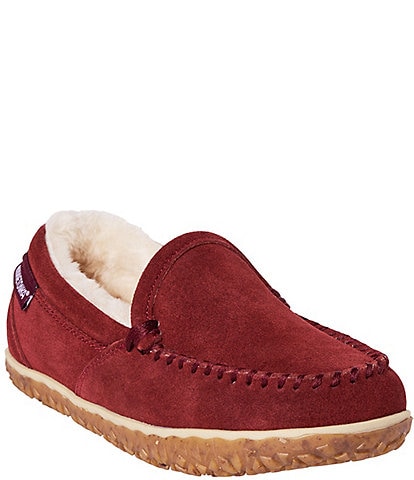 Minnetonka Tempe Suede Moccasin Slippers