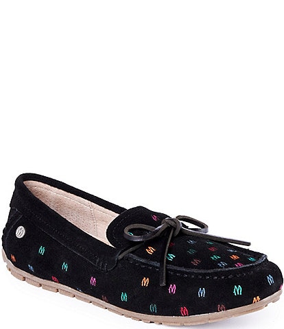 Minnetonka Women's Embroidered Loafer Moccasins