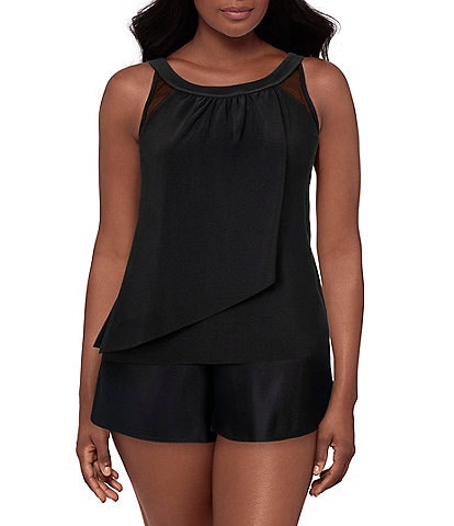 Miraclesuit Illusionist Mirage Underwire Tankini Swim Top & Separates Swimshort