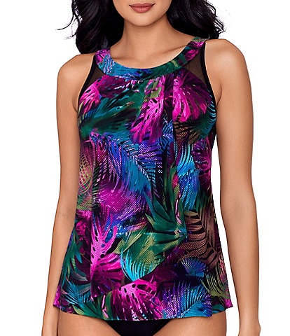 Miraclesuit Illusionists Ursula Underwire Tankini Top, 8, Black :  : Clothing, Shoes & Accessories