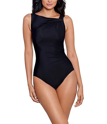 Miraclesuit Rock Solid Avra High Neck One Piece Swimsuit
