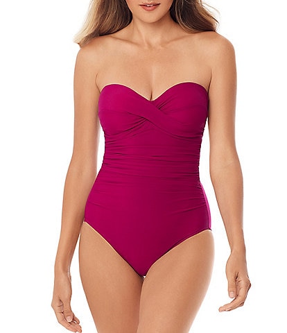 Miraclesuit Rock Solid Madrid Underwire Tummy Control One Piece Swimsuit