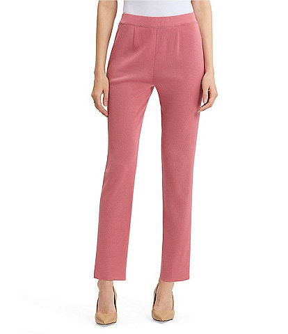 MISOOK Knit Nancy Slim-Leg Pull-On Ankle Pant