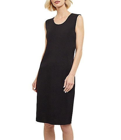 MISOOK Knit Scoop Neck Sleeveless Tank Dress