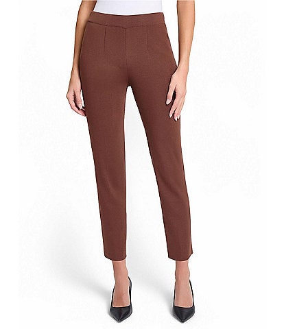 MISOOK Nancy Maylana Knit Slim Leg Pull-On Pants