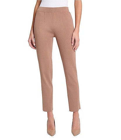 MISOOK Nancy Maylana Knit Slim Leg Pull-On Pants