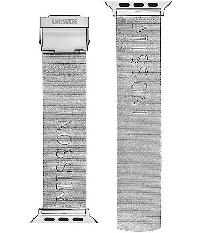 Missoni Missoni Lettering Silver 42/44/45mm Bracelet Strap for Apple Watch