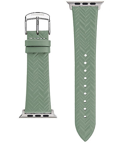 Missoni Zigzag Green Leather 38/40/41mm Strap for Apple Watch