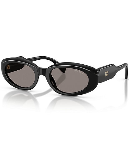 Miu Miu Women's MU C01S 53mm Oval Sunglasses