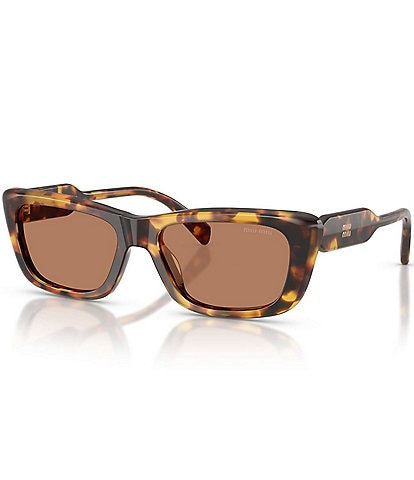 Miu Miu Women's MUB12S 56mm Rectangle Sunglasses