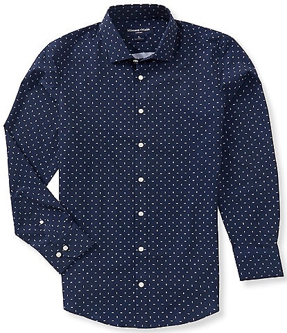 Mizzen+Main Leeward Double Dot Long Sleeve Woven Shirt