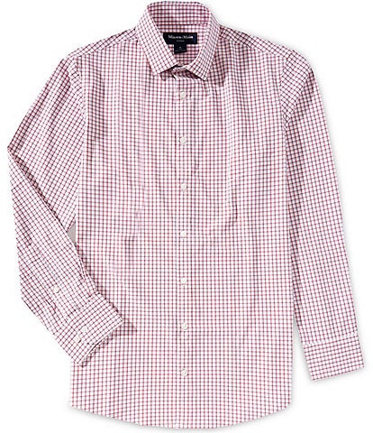 Mizzen+Main Leeward Performance Stretch Logan Plaid Long Sleeve Woven Shirt