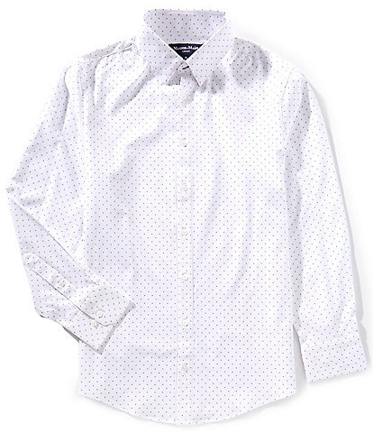 Mizzen+Main Leeward Stacked Geo Print Performance Stretch Long-Sleeve Woven Shirt