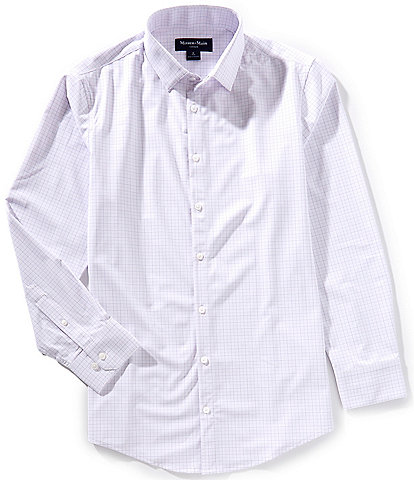 Mizzen+Main Performance Stretch Leeward Michael Plaid Long Sleeve Woven Shirt