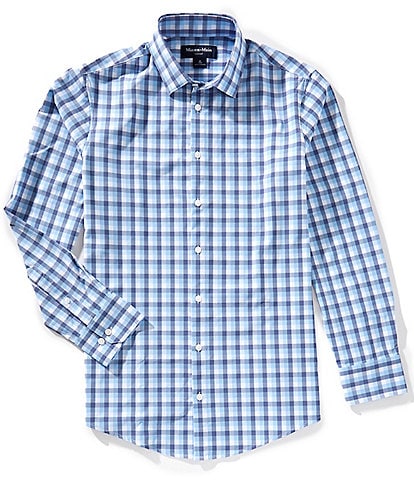 Mizzen+Main Performance Stretch Leeward Todos Gingham Long Sleeve Woven Shirt
