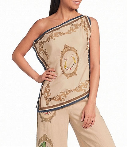 Mo Maya Vintage Cowgirl Scarf Coordinating Top