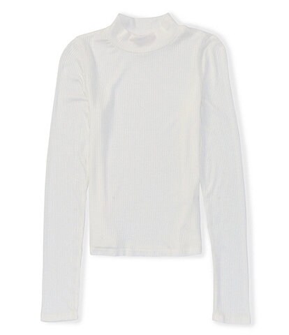 Moa Moa Big Girls 7-16 Long-Sleeve Turtle Neck Top