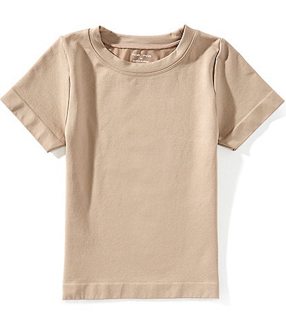 Moa Moa Big Girls Short Sleeve Seamless T-Shirt