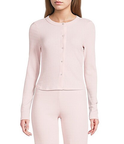 Moa Moa Button Front Long Sleeve Top