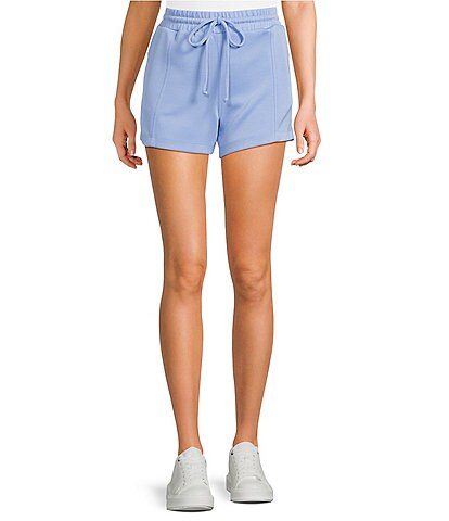 Moa Moa High Rise Drawstring Pull-On Coordinating Shorts