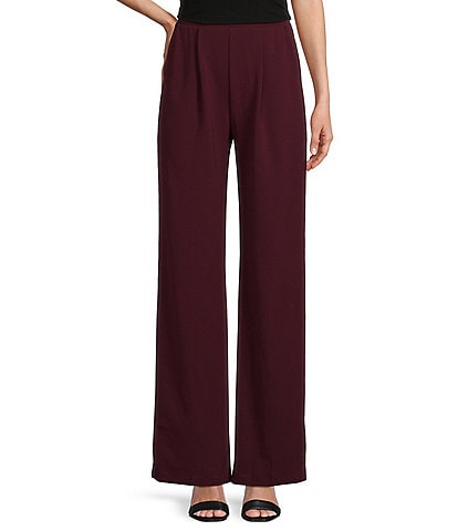 Moa Moa Coordinating High Rise Wide Leg Pull-On Pants