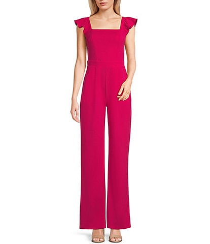 Dillards pink jumpsuit on sale