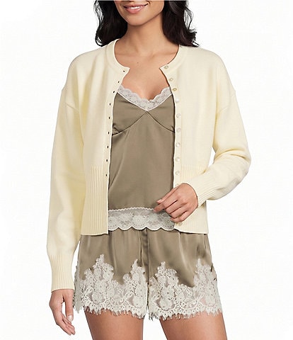 Mod Ref Button Front Fitted Cardigan