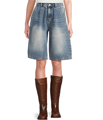 Mod Ref Capri Denim Shorts