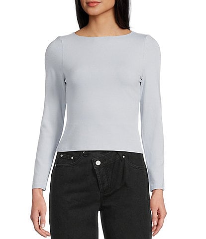 Mod Ref Knit Basic Scoop Neck Top