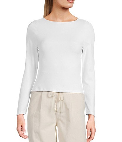 Mod Ref Knit Basic Scoop Neck Top