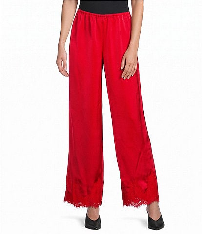 Mod Ref Satin Lace Trim Pants