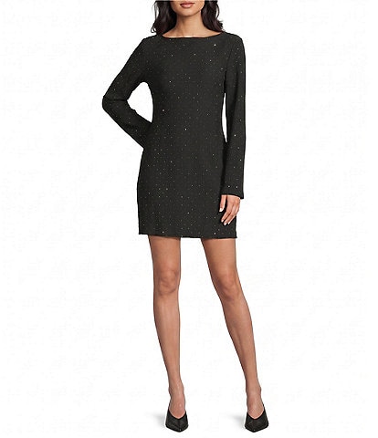 Mod Ref Sparkle Long Sleeve Mini Dress
