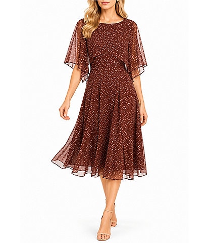 Moda Tara Dot Capelet Dress