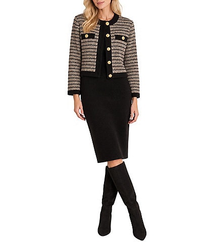 Moda Tara Two Piece Sweater Jacket Dress