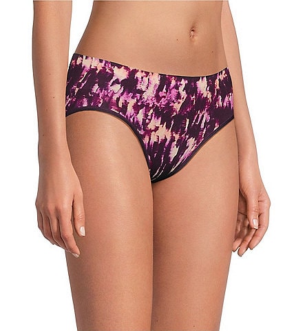 Modern Movement Seamless Abstract Print Hipster Panty
