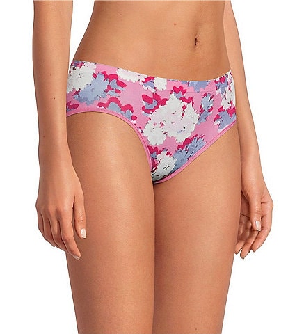 Modern Movement Seamless Floral Print Hipster Panty